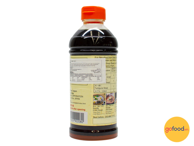 Nước Súp Yamasa Kombu Tsuyu 500ml